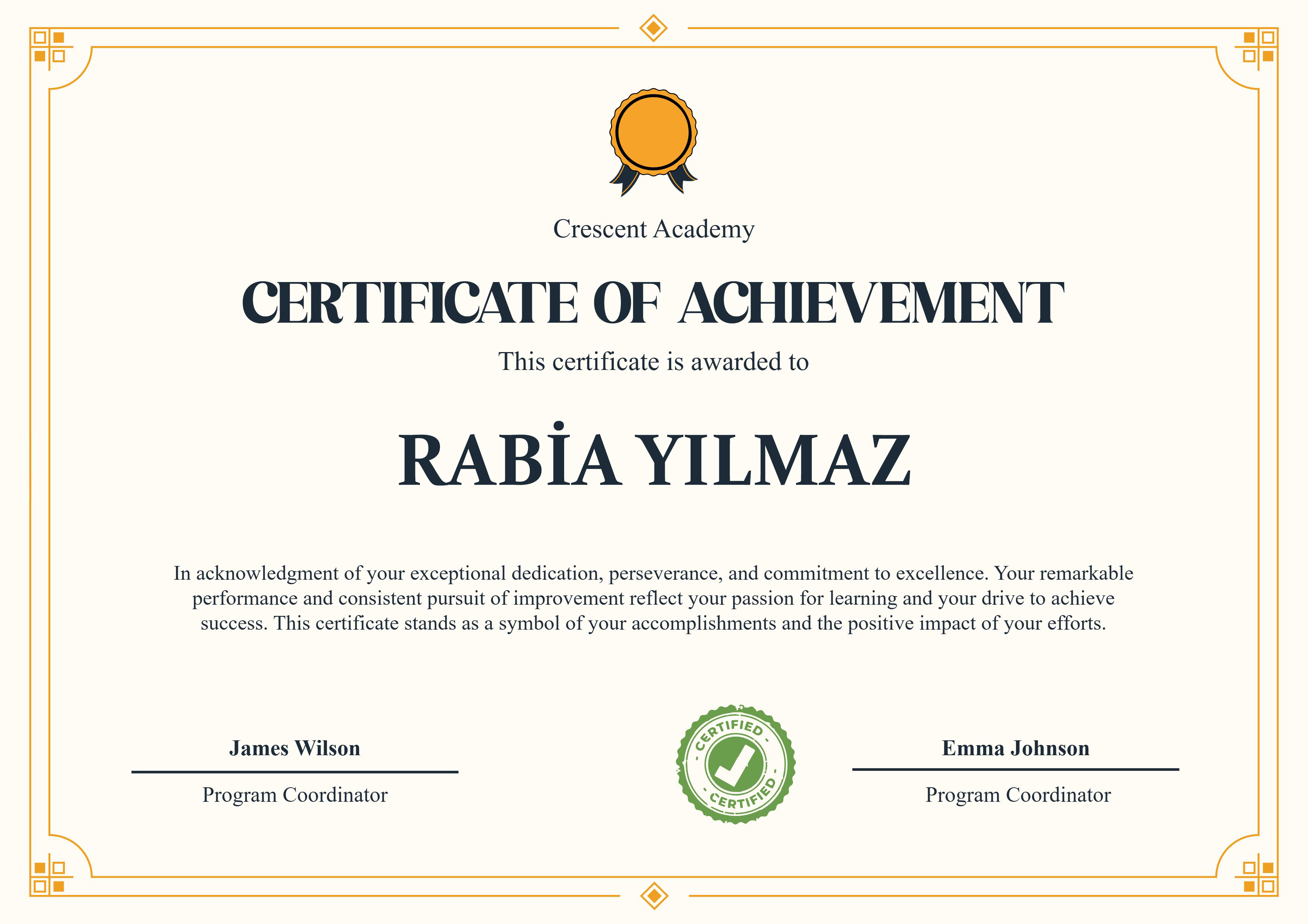 Başarı Sertifikası